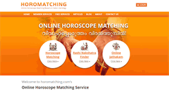 Desktop Screenshot of horomatching.com