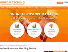 Tablet Screenshot of horomatching.com